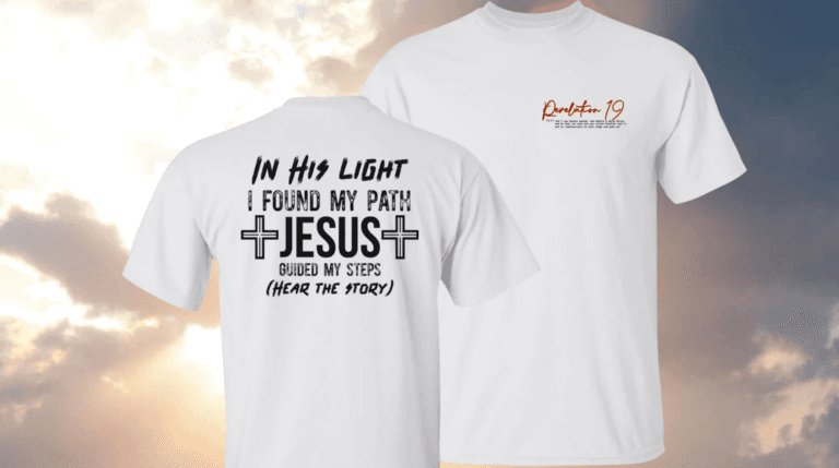 Jesus Guided My Steps | Bible Verse T-Shirts